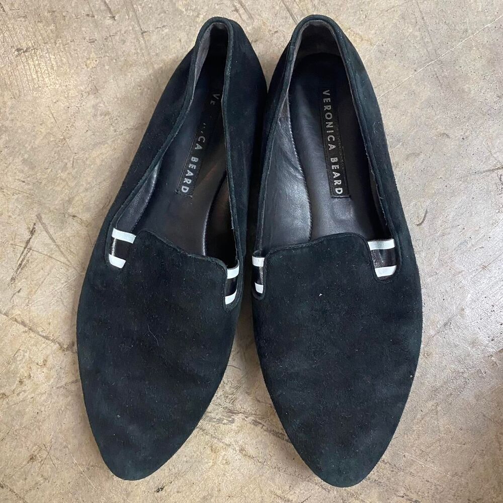 Veronica Beard Women's Black Flats- 39